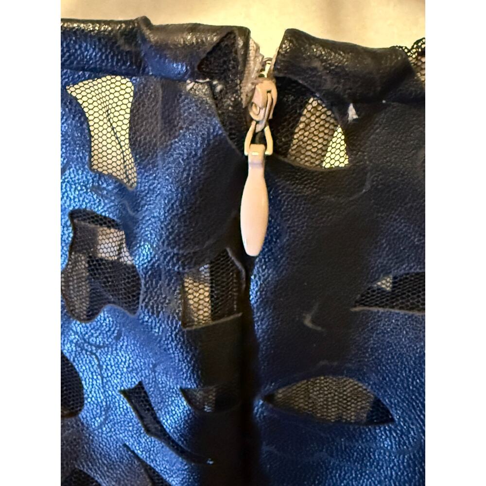 NWT Julia Jordan Black Floral Laser Cut Sheath Cocktail Dress Size 14 - Picture 6 of 16